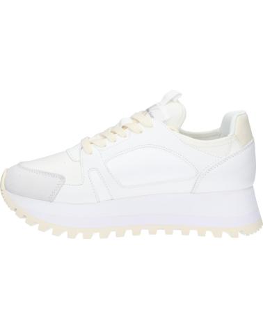 Deportivas de Mujer CALVIN KLEIN YW0YW01642 RUNNER LOW LAVEUP 0LD BRIGHT WHITE-CREAMY WHITE