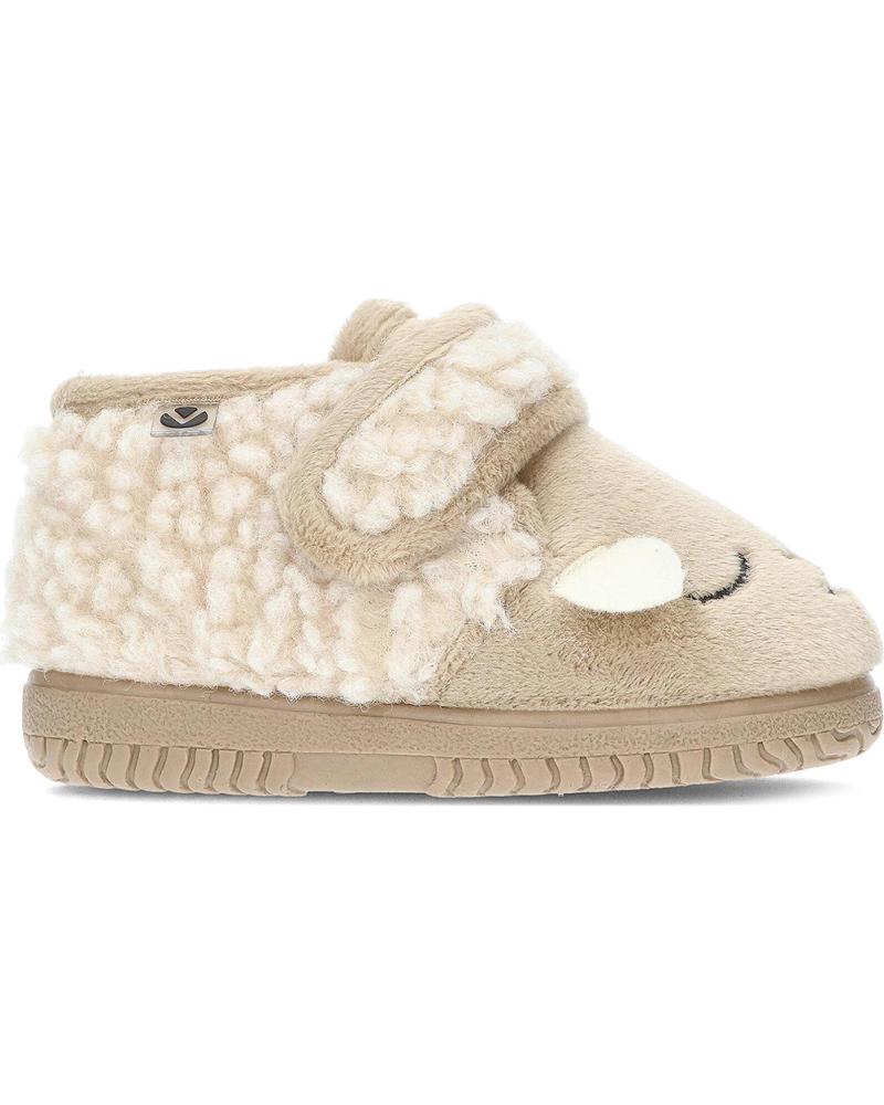 Pantoufles pour Fille et Garçon VICTORIA PANTUFLAS NINOS 105119 BEIGE