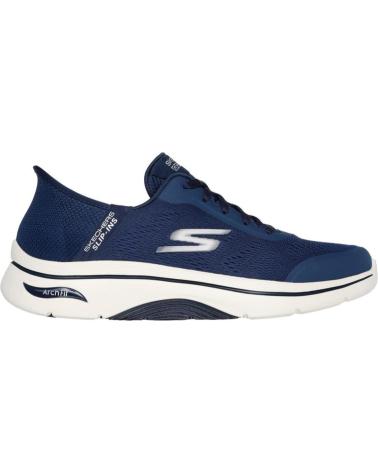 Scarpe per Uomo SKECHERS SLIP-INS GO WALK ARC AZUL