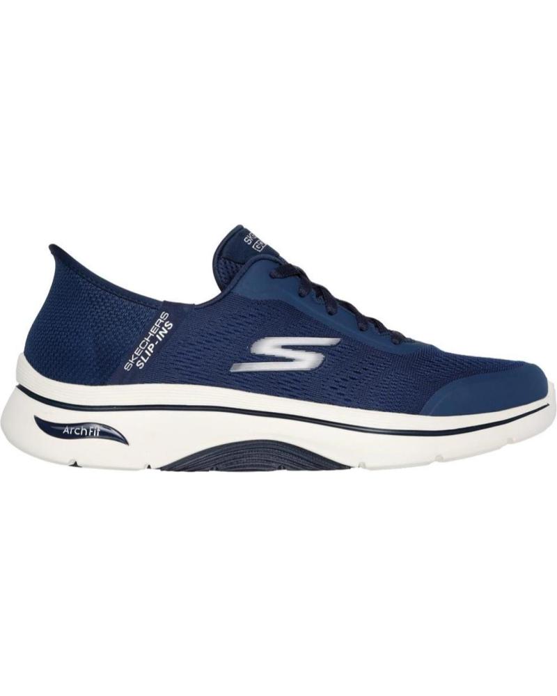 Scarpe per Uomo SKECHERS SLIP-INS GO WALK ARC AZUL