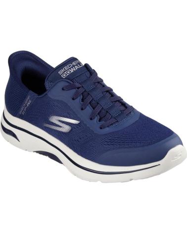 Scarpe per Uomo SKECHERS SLIP-INS GO WALK ARC AZUL