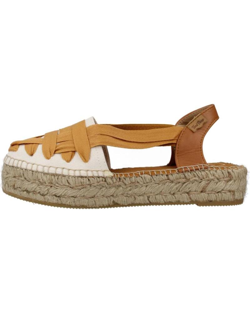 Sandali per Donna TONI PONS ALPARGATAS MUJER MODELO 130228 COLOR BLANCO OCRE