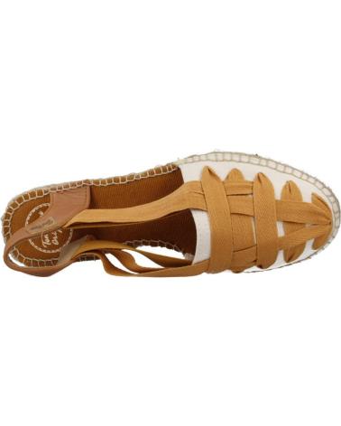 Sandali per Donna TONI PONS ALPARGATAS MUJER MODELO 130228 COLOR BLANCO OCRE