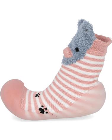 Calzado de casa de Niña BUBBLE BOBBLE BUBBLE KIDS C367 PANTUFLAS DE PUNTO BEBE ROSA