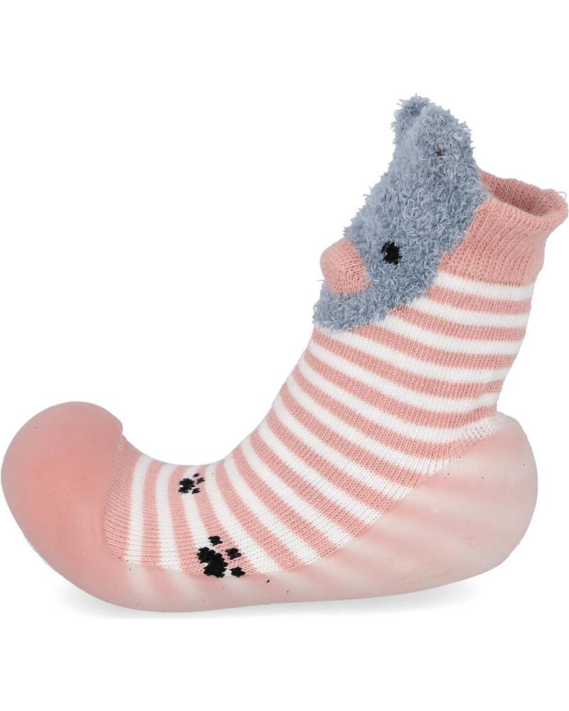 Calzado de casa de Niña BUBBLE BOBBLE BUBBLE KIDS C367 PANTUFLAS DE PUNTO BEBE ROSA