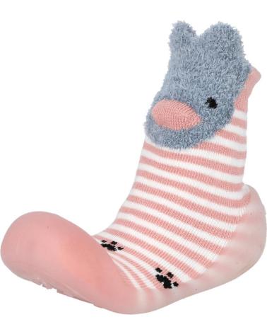 Calzado de casa de Niña BUBBLE BOBBLE BUBBLE KIDS C367 PANTUFLAS DE PUNTO BEBE ROSA