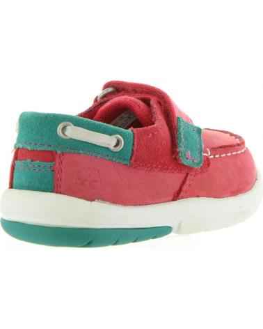 Sapato de vela de Menina e Menino TIMBERLAND A19V2 TODDLETRACKS GERANIUM