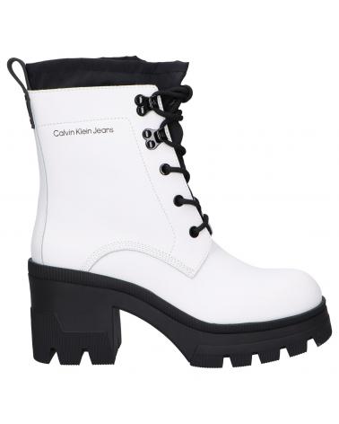 Botas de Mujer CALVIN KLEIN YW0YW00729YAF BLANCO BRILLANTE - YAF