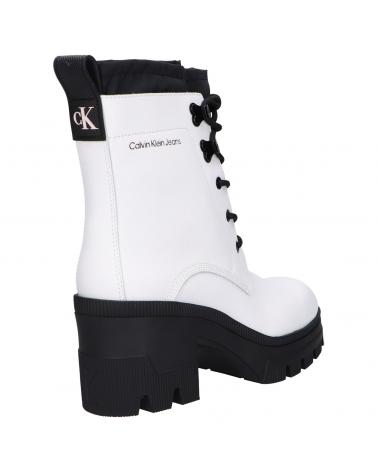 Botas de Mujer CALVIN KLEIN YW0YW00729YAF BLANCO BRILLANTE - YAF