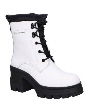 Botas de Mujer CALVIN KLEIN YW0YW00729YAF BLANCO BRILLANTE - YAF