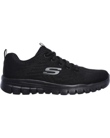 SKECHERS GRACEFUL GET CONNECTED BBK NEGRO BBK NEGRO