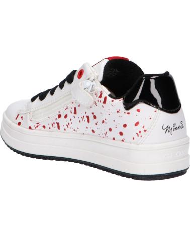 Sportschuhe für Mädchen GEOX J26BDB 000BC J REBECCA C0404 WHITE-BLACK