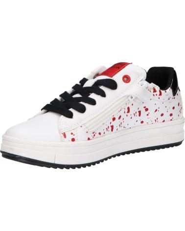 Sportschuhe für Mädchen GEOX J26BDB 000BC J REBECCA C0404 WHITE-BLACK