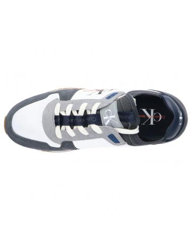 Zapatillas deporte de Hombre CALVIN KLEIN YM0YM005530IW GRIS MERCURIO-NARANJA CORAL - 0IW
