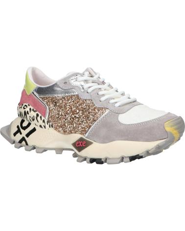 Sneaker für Damen exe 134-350 LEATHER GREY GOLD