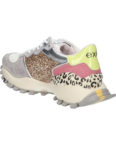 Sneaker für Damen exe 134-350 LEATHER GREY GOLD