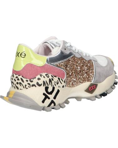 Sneaker für Damen exe 134-350 LEATHER GREY GOLD