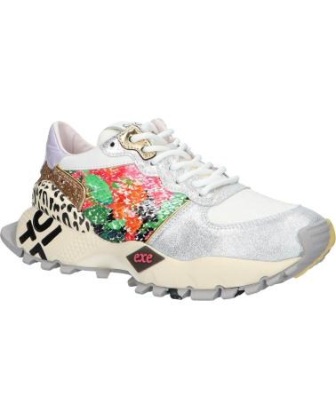 Deportivas de Mujer EXE 134-350 LEATHER SILVER MULTICOLOR