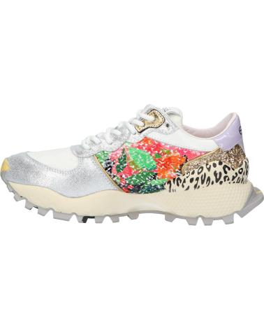 Deportivas de Mujer EXE 134-350 LEATHER SILVER MULTICOLOR
