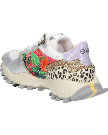 Deportivas de Mujer EXE 134-350 LEATHER SILVER MULTICOLOR