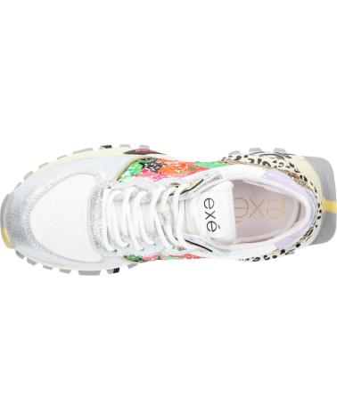 Deportivas de Mujer EXE 134-350 LEATHER SILVER MULTICOLOR