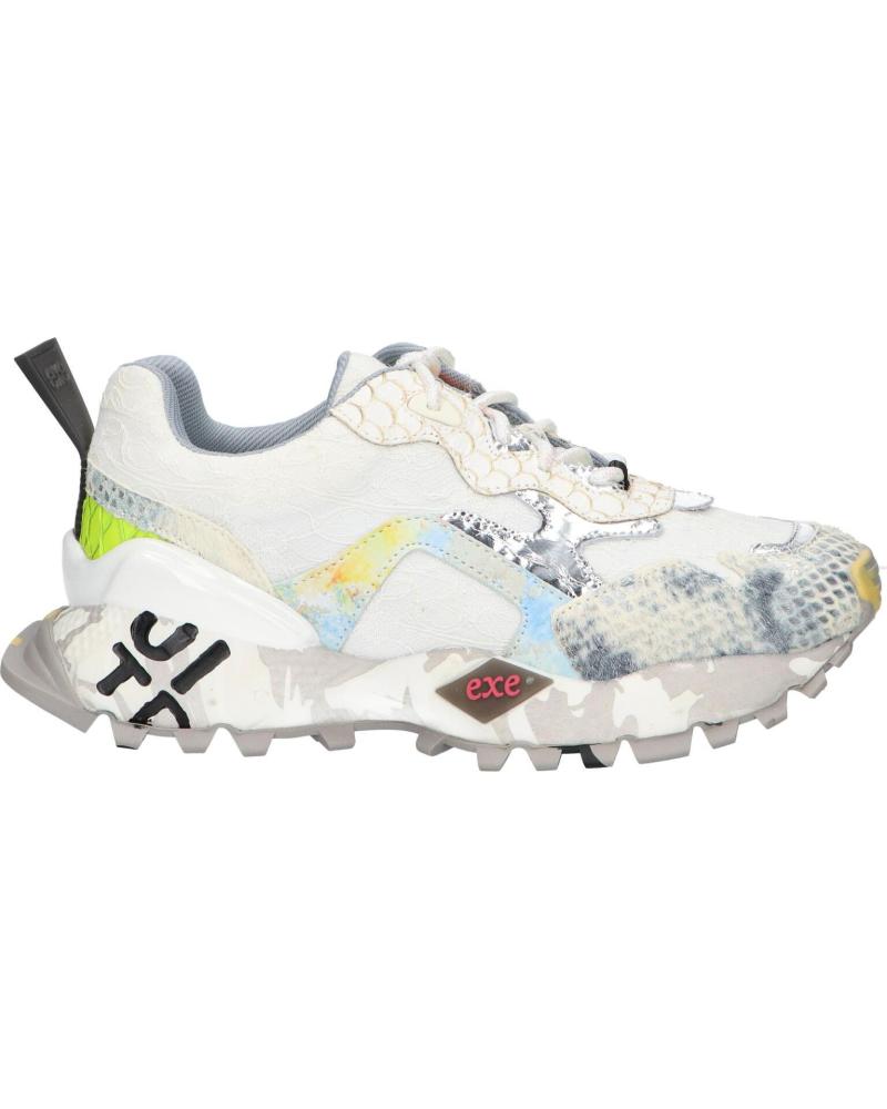 Sneaker für Damen exe 134-38 LEATHER BEIGE SILVER