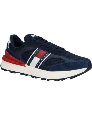Deportivas de Hombre TOMMY HILFIGER EM0EM01537 TECHNICAL RUNNER ESS C1G DARK NIGHT NAVY MARINO