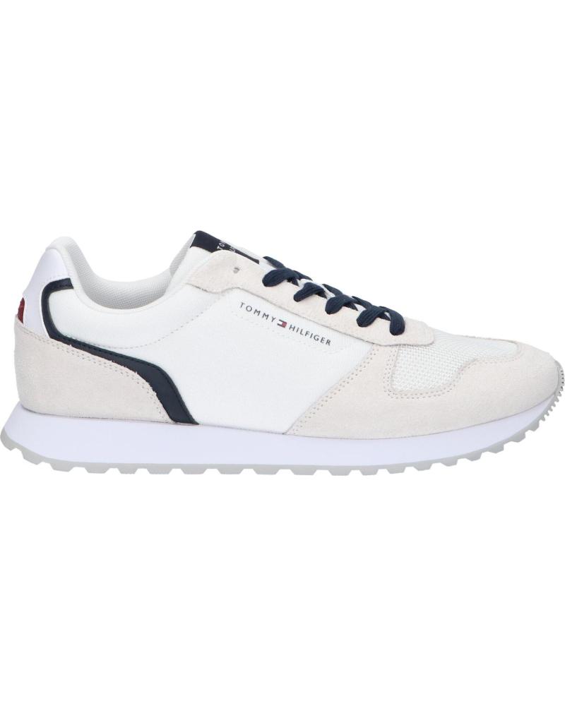 Deportivas de Hombre TOMMY HILFIGER NEW RUNNER EVA MIX FLAG BLANCO