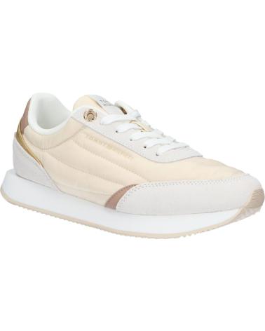 Deportivas de Mujer TOMMY HILFIGER FW0FW08332 ESSENTIAL RUN 0F8 MUSLIN-CLAYSTONE