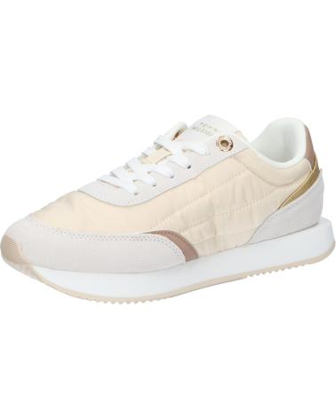 Deportivas de Mujer TOMMY HILFIGER FW0FW08332 ESSENTIAL RUN 0F8 MUSLIN-CLAYSTONE