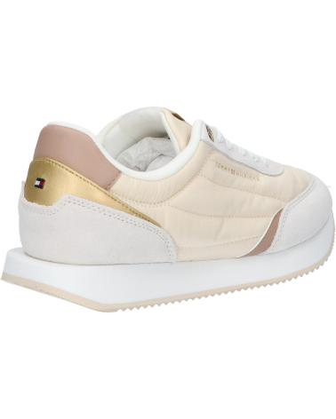 Deportivas de Mujer TOMMY HILFIGER FW0FW08332 ESSENTIAL RUN 0F8 MUSLIN-CLAYSTONE