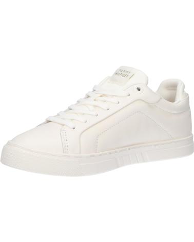 Deportivas de Mujer TOMMY HILFIGER FW0FW08327 ICON COURT SNEAKER FLAG Z00 IVORY PETAL