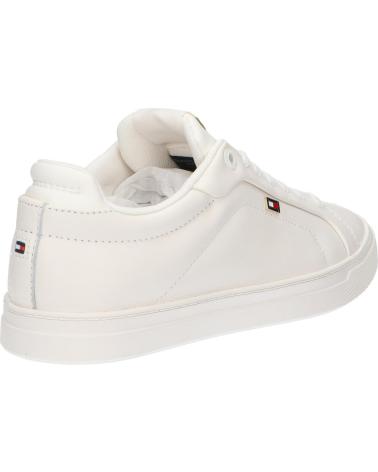 Deportivas de Mujer TOMMY HILFIGER FW0FW08327 ICON COURT SNEAKER FLAG Z00 IVORY PETAL