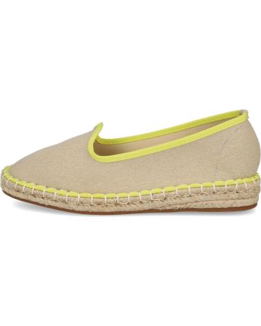 Sabrinas de Mulher L&R SHOES LR SHOES C618 ALPARGATAS DE ESPARTO PLANAS BEIGE
