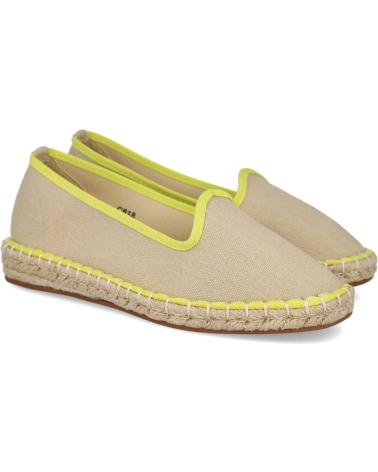 Sabrinas de Mulher L&R SHOES LR SHOES C618 ALPARGATAS DE ESPARTO PLANAS BEIGE