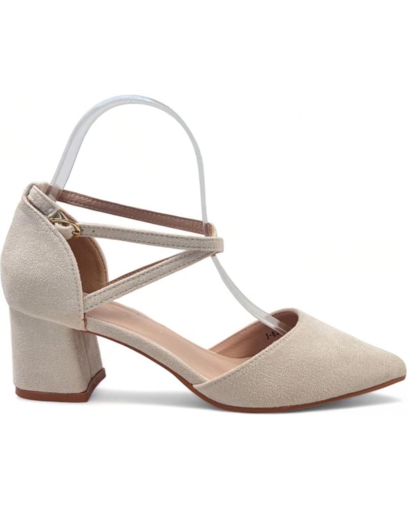 Zapatos de tacón de Mujer TIMBOS SANDALIA TACON VESTIR DE MUJER APRICOT 131021 BEIGE