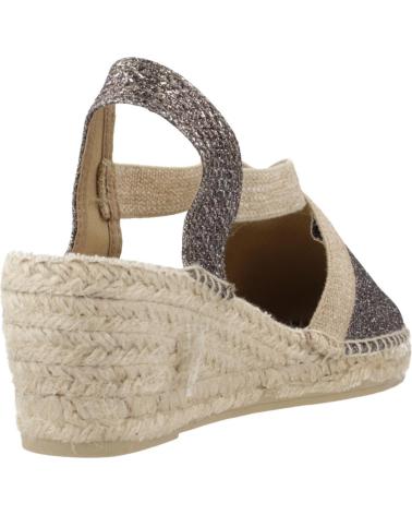 Sandalen für Damen TONI PONS ALPARGATAS MUJER MODELO TRITONT COLOR PLATA FOSC