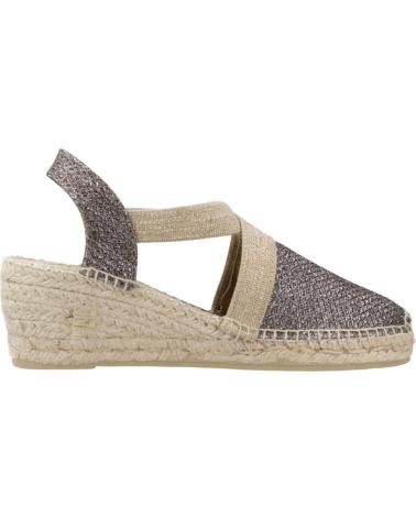 Sandalen für Damen TONI PONS ALPARGATAS MUJER MODELO TRITONT COLOR PLATA FOSC