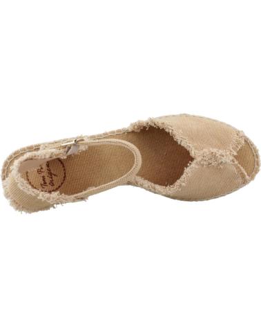 Sandalen für Damen TONI PONS ALPARGATAS MUJER MODELO ISAURA COLOR MARRON CLARO TORRAT