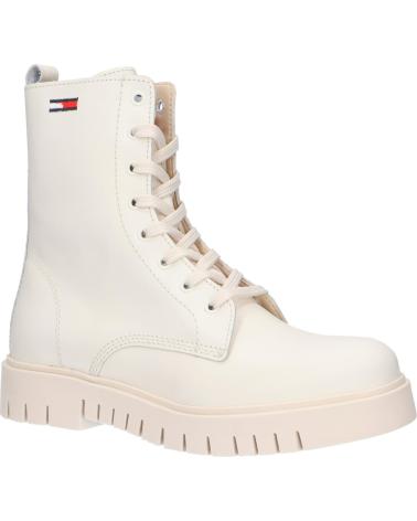Botas de Mulher TOMMY HILFIGER EN0EN01992 LACE UP WMNS BOOT YBI IVORY