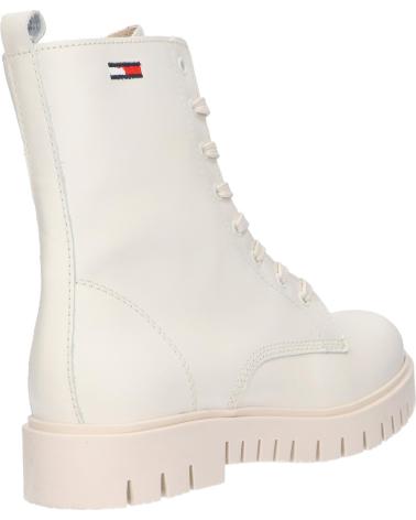 Botas de Mulher TOMMY HILFIGER EN0EN01992 LACE UP WMNS BOOT YBI IVORY
