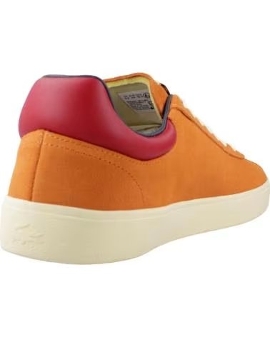LACOSTE SNEAKERS BASESHOT 49SMA0098AOY ARANCIONE UOMO ORGYLW
