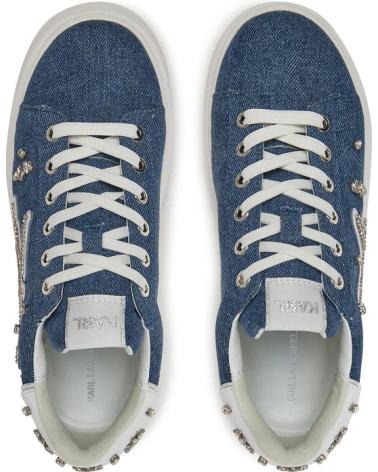 Sneaker für Damen KARL LAGERFELD ANAKAPRI FLORASTONE PTCH KL63526 AZUL