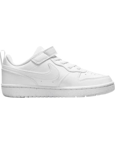 Sportivo per Bambina e Bambino NIKE ZAPATILLAS NINOS COURT BOROUGH LOW RECRAFT DV5457 BLANCO