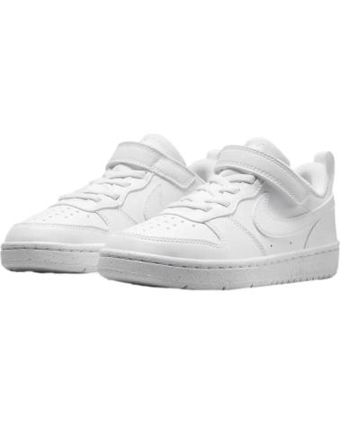 Sportivo per Bambina e Bambino NIKE ZAPATILLAS NINOS COURT BOROUGH LOW RECRAFT DV5457 BLANCO