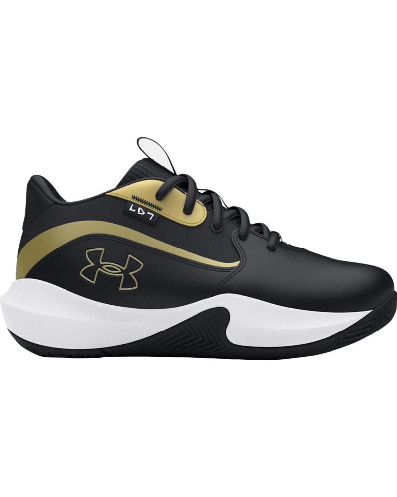 Sportif pour Fille et Garçon UNDER ARMOUR ZAPATILLAS UNDER AMOUR BALONCESTO UA PS LOCKDOW 7 3028514 NEGRO