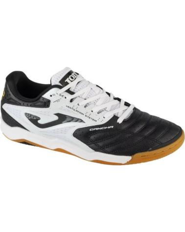 JOMA ZAPATILLAS DE FUTBOL CANCHA 2501 BLACK-WHITE BLANCO
