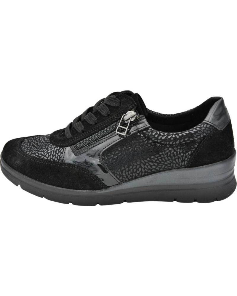 LUMEL GUANT URBAN LUNA 08 SNEAKERS WITH SIDE ZIP BLACK BLACK 1038-0068