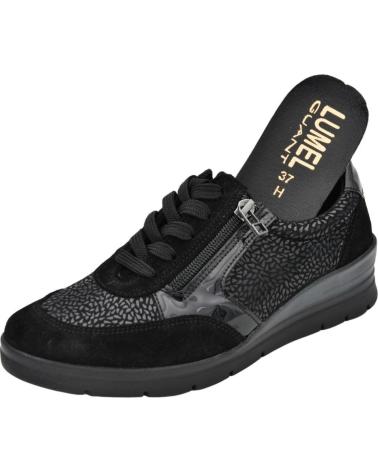 LUMEL GUANT URBAN LUNA 08 SNEAKERS WITH SIDE ZIP BLACK BLACK 1038-0068