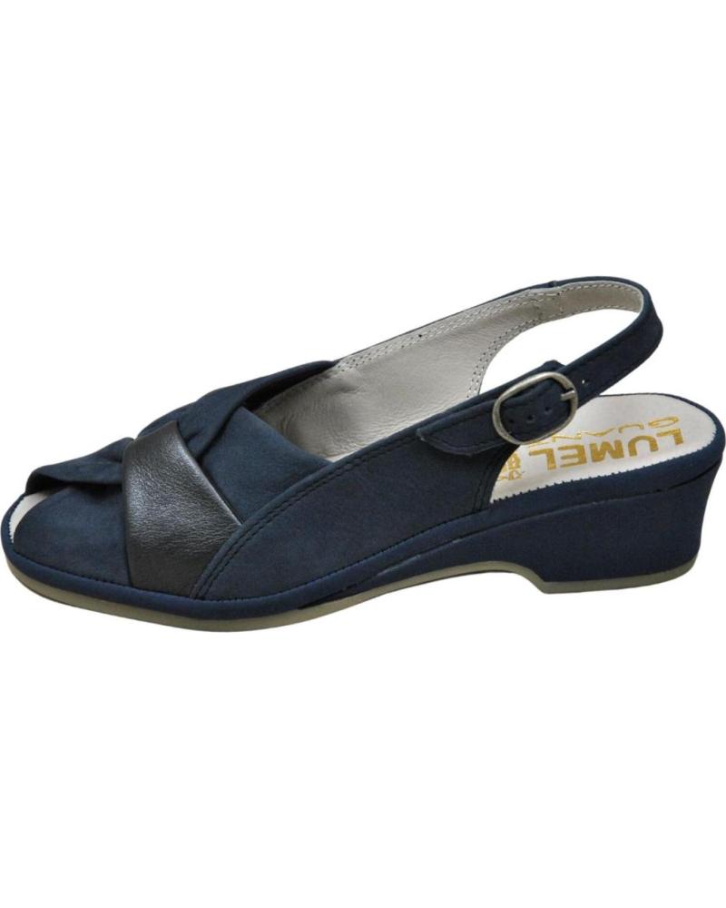 Sandalen für Damen LUMEL GUANT LUMEL 4X-1154 JONAS SANDALIA ANATOMICA ANCHO ESPECIAL BLUE BLUE 2122-2122